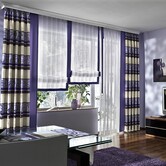 Pravidelné řasené závěsy hladké, záclony a záclonové rolety 1600x900